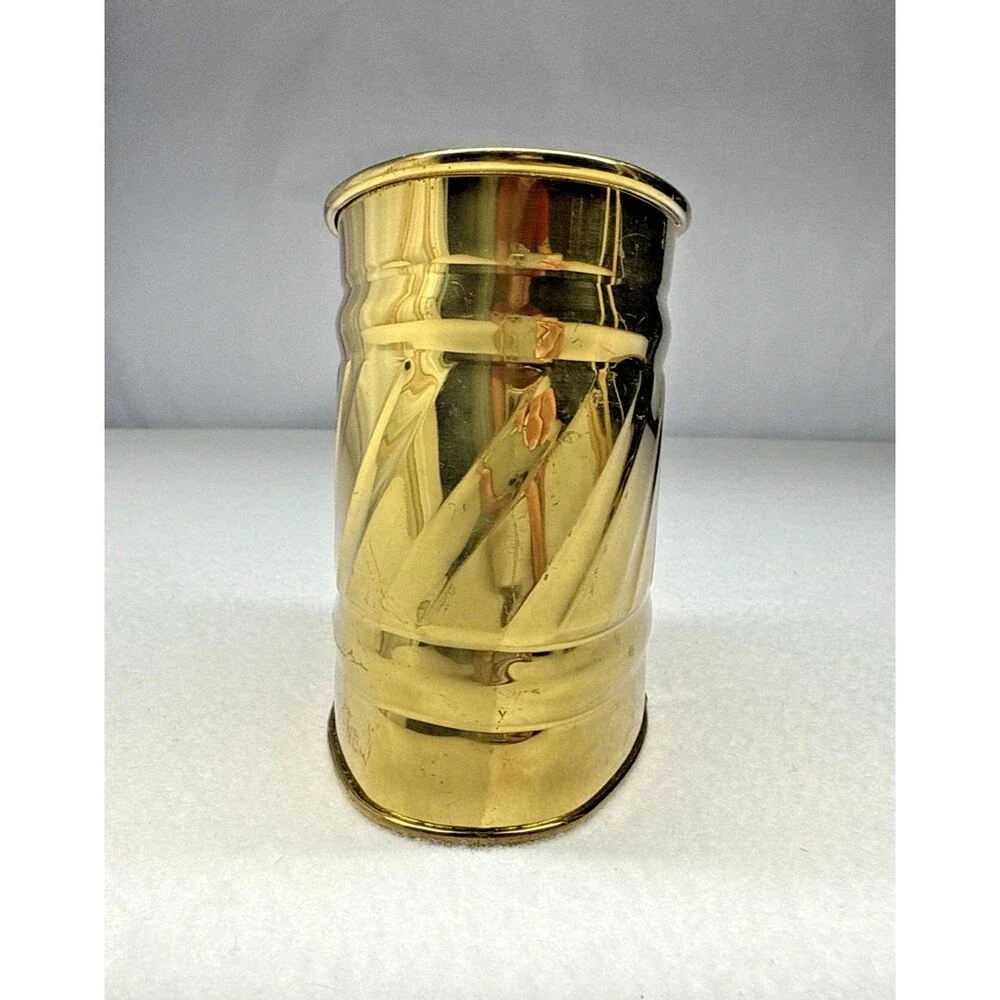 Bristol Solid Brass Decorative Container Cachepot Planter Made USA